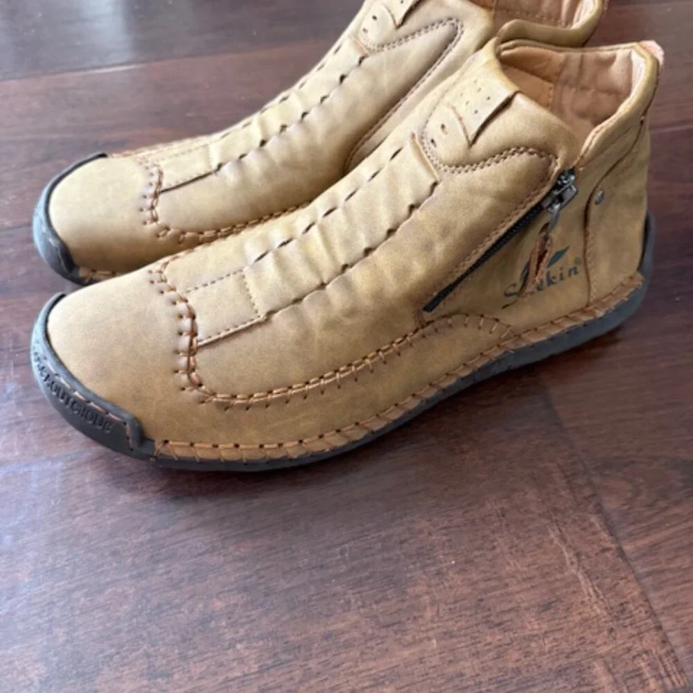 Men's Salkin Ankle Auburn Boots EU Sz 45 US /Sz 11 Model 2109
